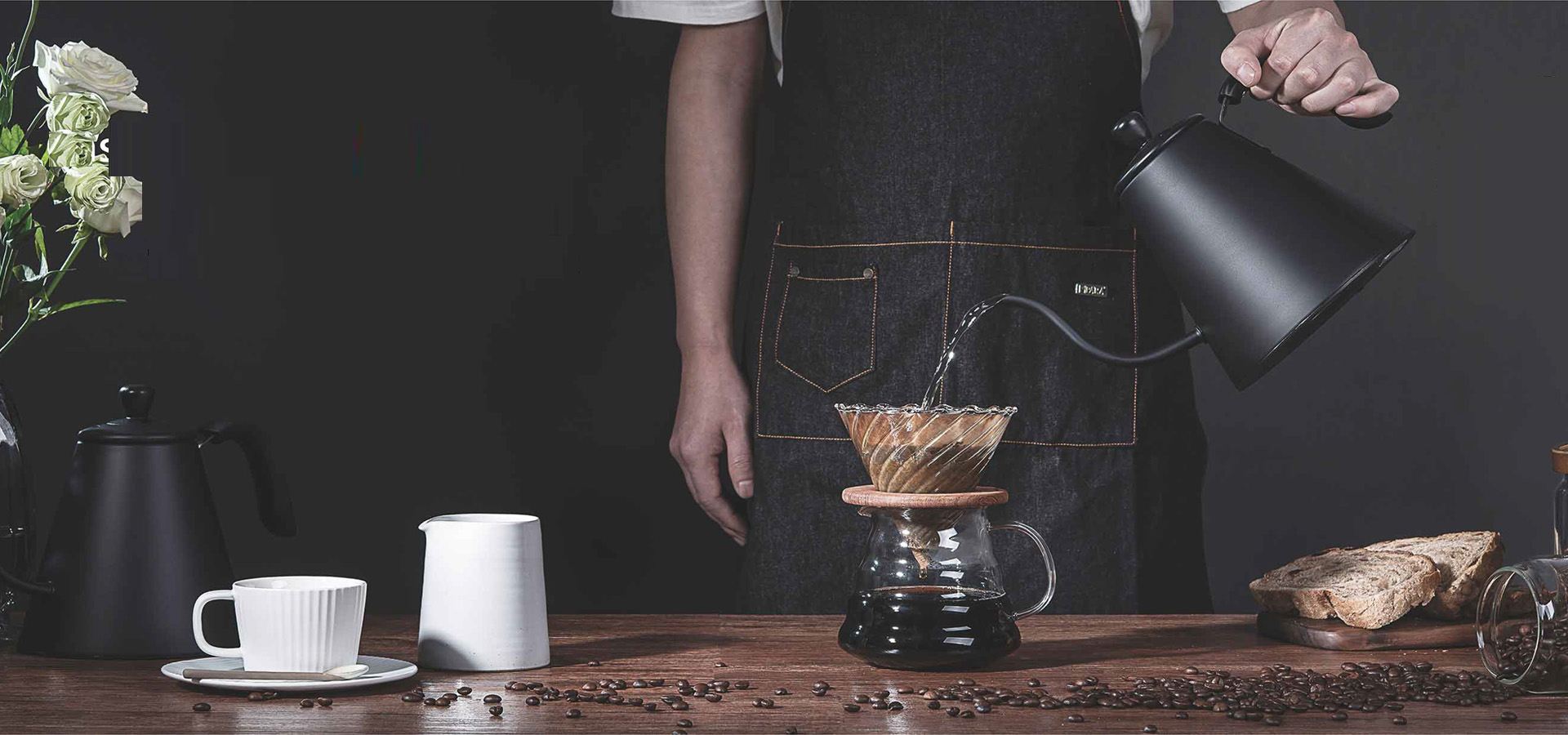 Coffee hand drip kettles
